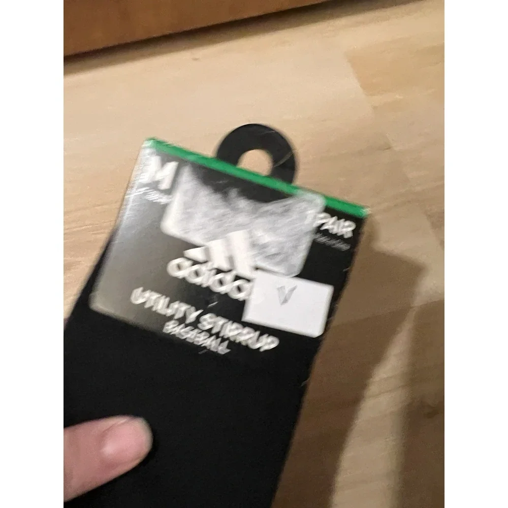 Adidas Utility Black Baseball‎ Stirrups Men's Size Medium New In Package
